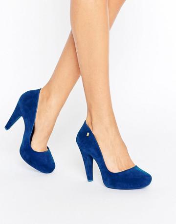 Melissa High Heel Court Shoe - Blue