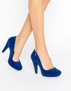 Melissa High Heel Court Shoe - Blue