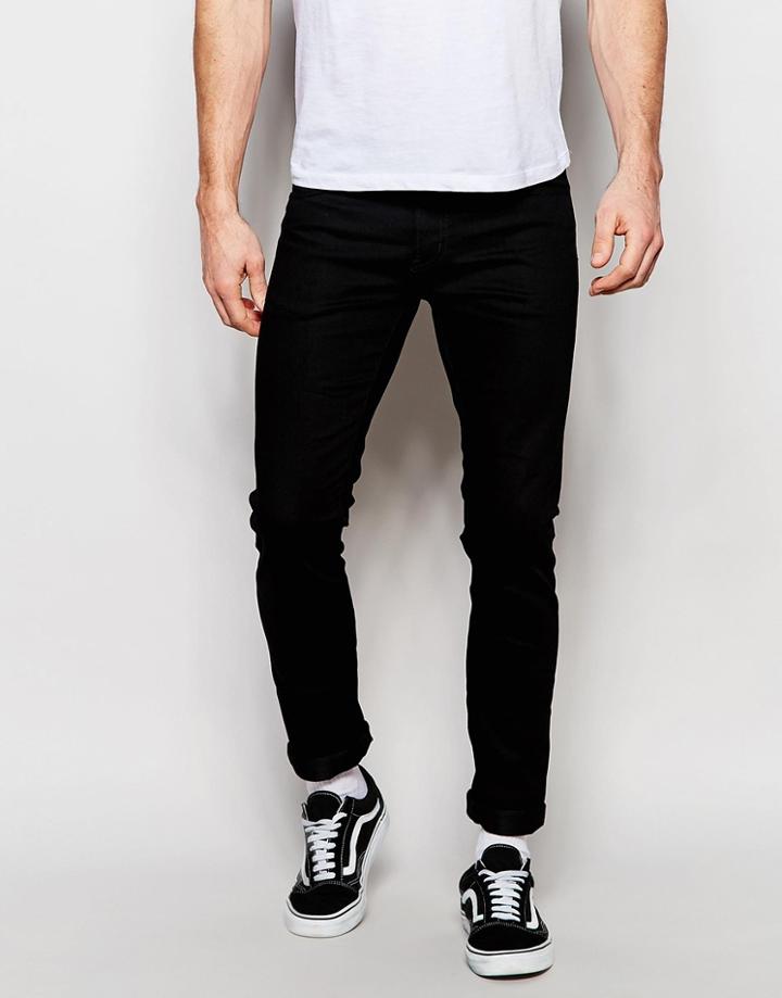 Carhartt Wip Rebel Slim Jeans - Black Rigid
