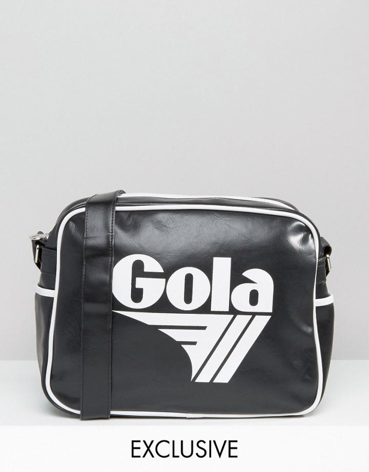 Gola Classic Redford Messenger Bag In Black & White - Multi