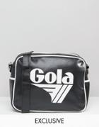 Gola Classic Redford Messenger Bag In Black & White - Multi