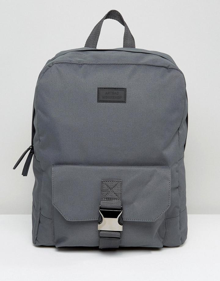 Artsac Workshop Front Pocket Backpack - Gray