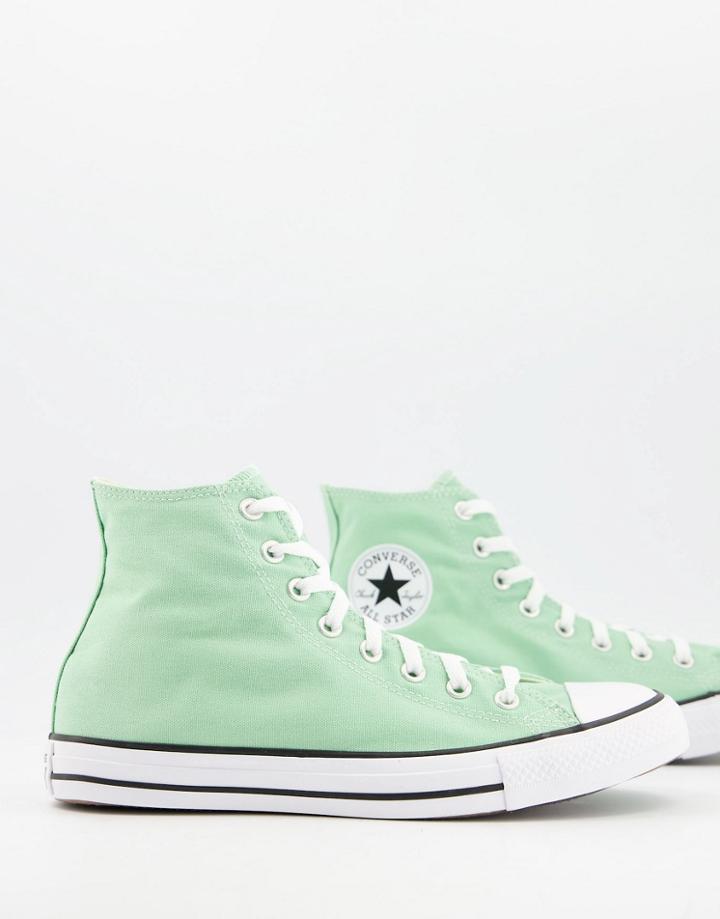 Converse Chuck Taylor All Star Hi Sneakers In Ceramic Green