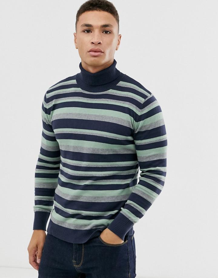 Native Youth Stripe Turtleneck
