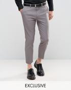 Only & Sons Skinny Cropped Pants - Gray