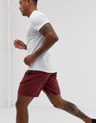 Asos 4505 Training Shorts In Red With Quick Dry - Red
