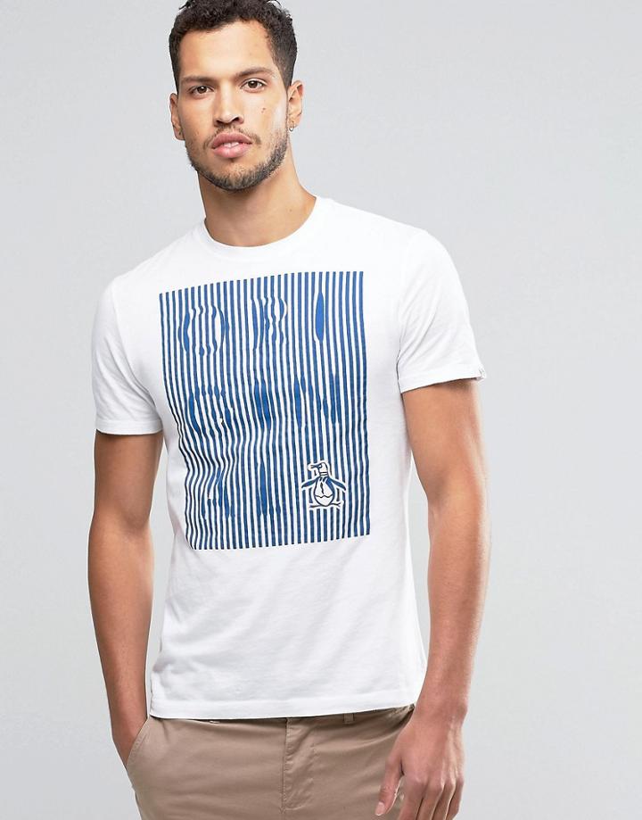 Original Penguin Striped T-shirt - White