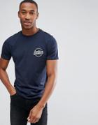 Jack & Jones Originals T-shirt With Chest Branding - Navy