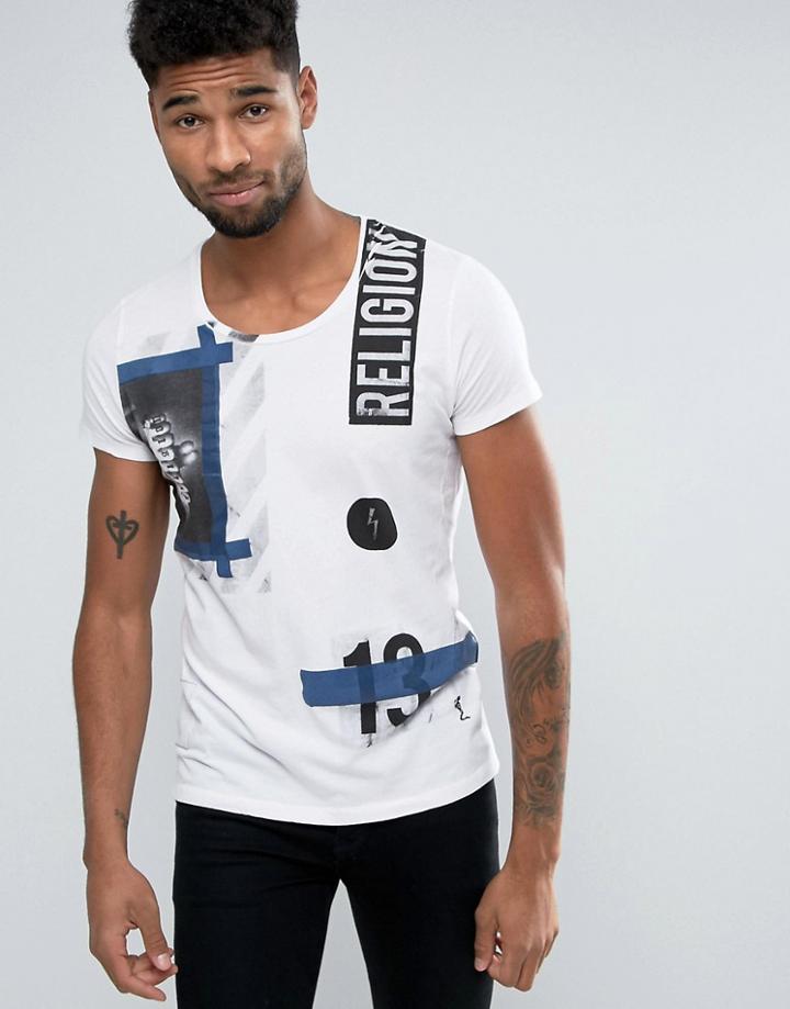 Religion Printed T-shirt - White