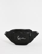 Karl Kani Signature Tape Waist Bag In Black