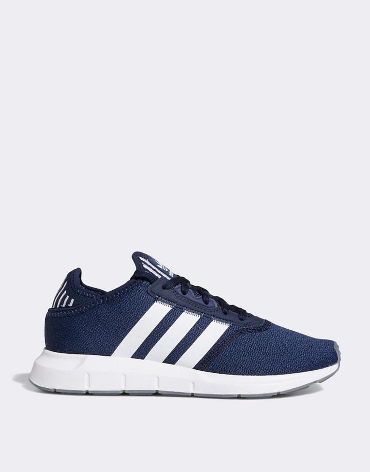 Adidas Originals Swift Run Sneakers In Navy-black
