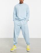 Asos Design Sweatpants With Van Gogh Prints In Blue - Part Of A Set-blues