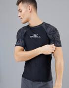 O'neill Short Sleeve Sun Rash Guard - Black