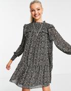 Object Arya Printed Smock Dress In Floral Multi
