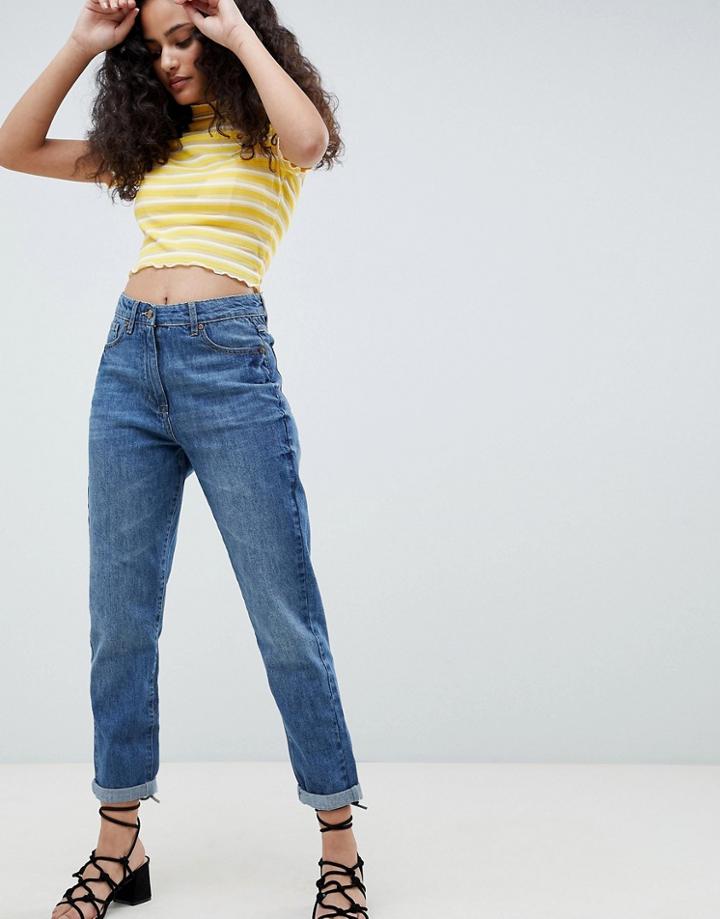 Parisian Boyfriend Jeans - Blue