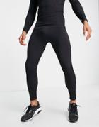 Asos 4505 Training Tights In Seamless Knit-black