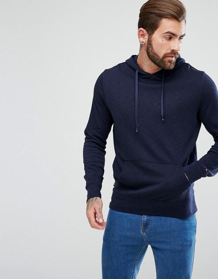 Tommy Hilfiger Logo Hoodie - Navy