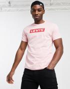 Levi's Youth Boxtab Logo T-shirt In Powder Pink