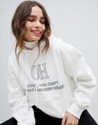 Stylenanda Oh Honey Hoodie - Cream