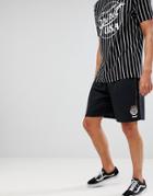 Element Retro Soccer Shorts In Black - Black