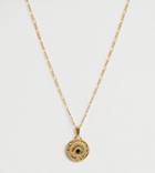Reclaimed Vintage Inspired 14k Gold Plated Mystic Coin Necklace