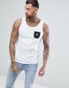 Another Influence Geo-tribal Pocket Tank - White