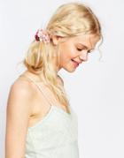 Asos Pastel Flower Hair Tie & Clip - Multi