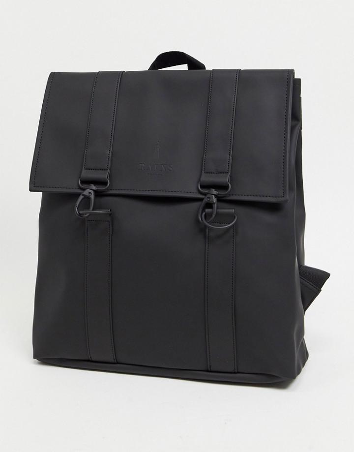Rains Msn Large Backpack In Black