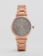 New Look Gold Watch - Pink