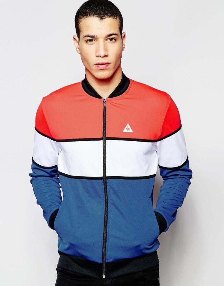 Le Coq Sportif Retro Track Jacket In Blue 1611365 - Blue