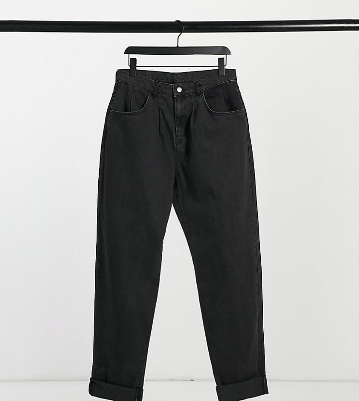 Reclaimed Vintage Inspired The '83 Unisex Relaxed Fit Jean In Washed Black