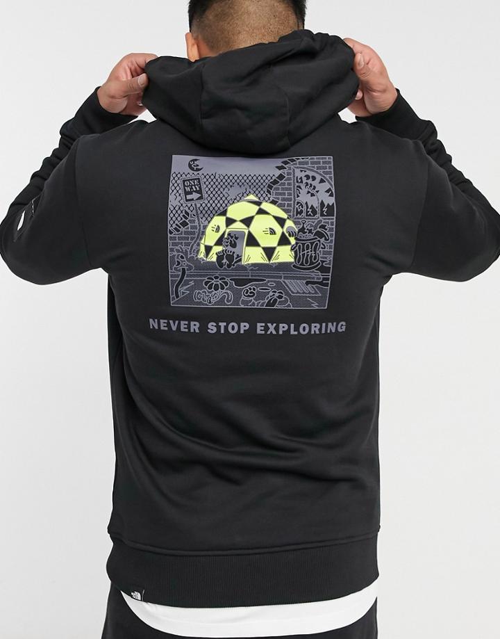 The North Face Black Box Hoodie In Black