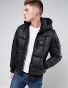 G-star Whistler Hooded Bomber Jacket - Black