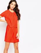 Y.a.s Trine Twofer Dress - Red