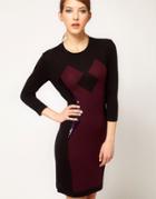 Markus Lupfer Bauhaus Sequined Bodice Dress - Black