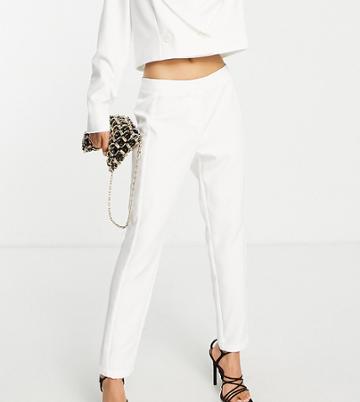 Unique21 Petite Tailored Pants In White
