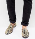 Kg By Kurt Geiger Wide Fit Brocade Loafers - Black