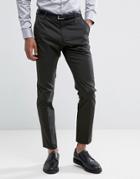 Selected Homme Slim Suit Pant With Stretch - Green