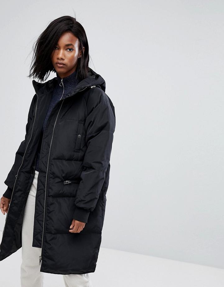 Noisy May Down Padded Jacket - Black