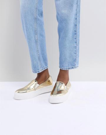 Sixty Seven Sneakers-gold