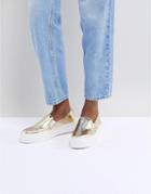 Sixty Seven Sneakers-gold