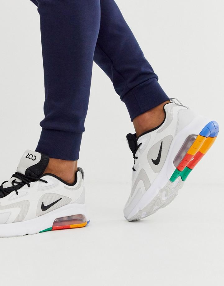 Nike Air Max 200 Sneakers In Gray