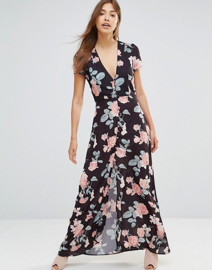 Oh My Love Maxi Dress - Dusky Vintage Rose