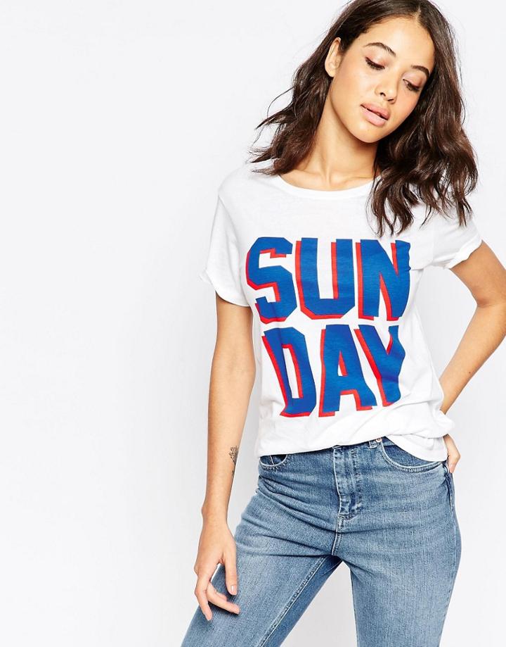 South Parade Sunday T-shirt - White
