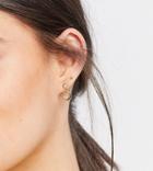 Shashi Celestial Drop Stud Earrings In Gold Plated Sterling Silver
