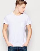 Jack & Jones T-shirt With Pocket - White