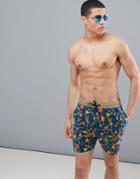 Billabong Sundays Layback 16 Board Shorts In Navy - Navy