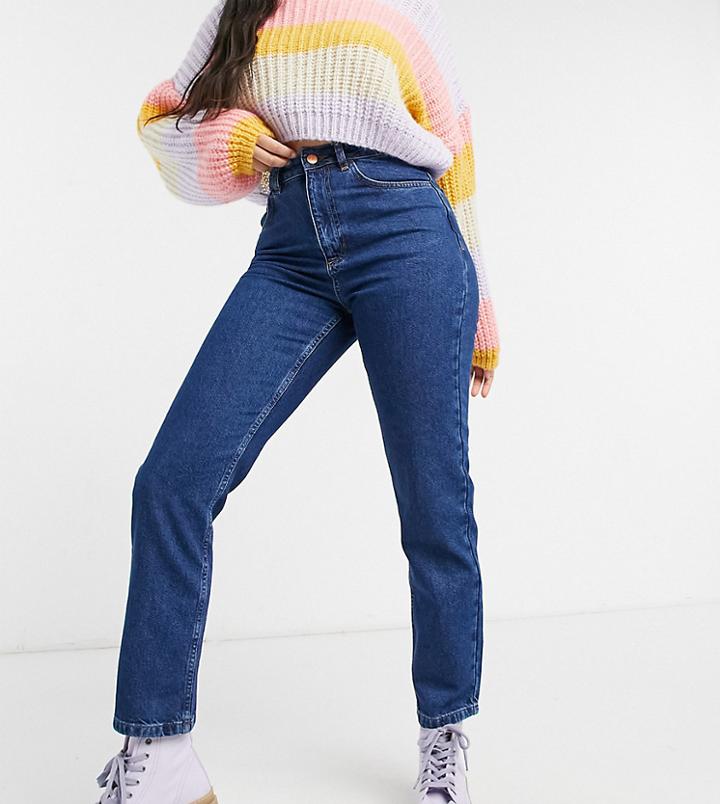 Reclaimed Vintage Inspired 91' Mom Jean In Indigo Responsible Wash-blues