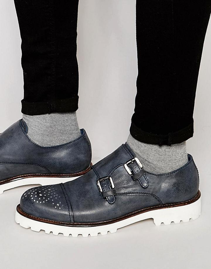 Rule London Monk Shoes - Blue