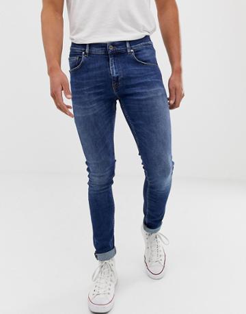 Tiger Of Sweden Jeans Slim Fit Denim Jeans In Mid Wash - Blue